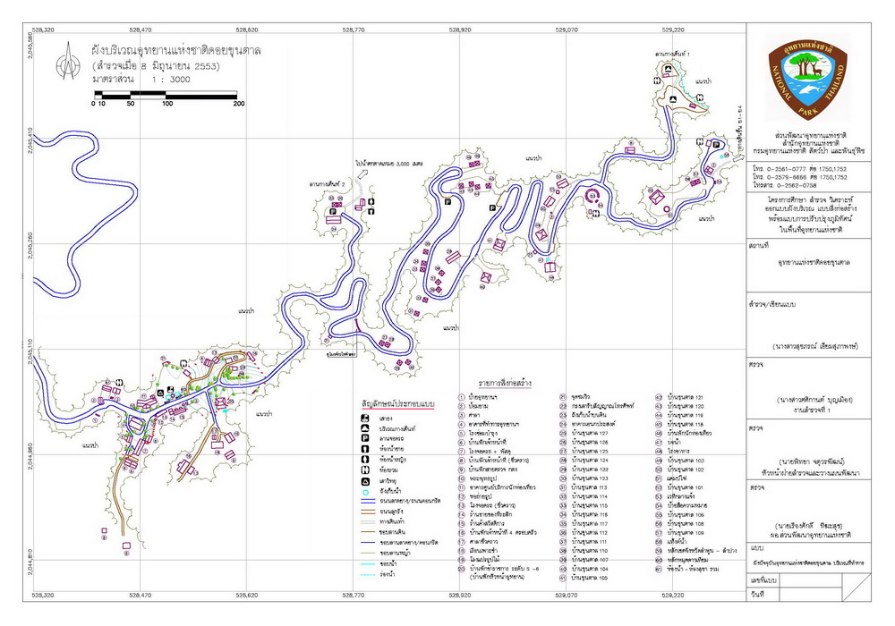 โซน 5 โซนที่ทำการอุทยานแห่งชาติ (โซนชมทิวทัศน์) บริการบ้านพัก